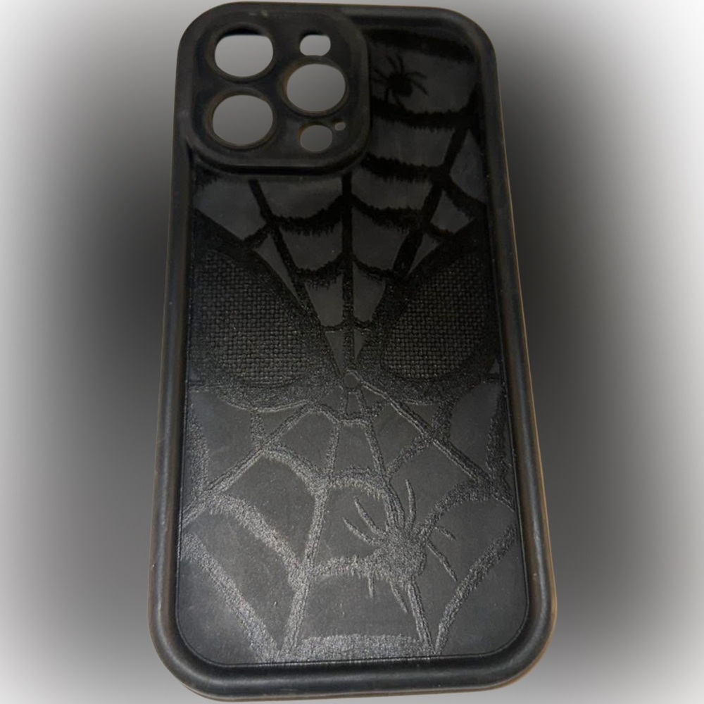 Black Spider Web Phone Case